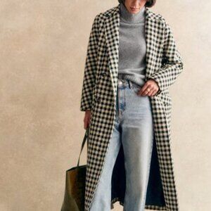 Sezane Viktor Coat NWT - Bangor check - Wool